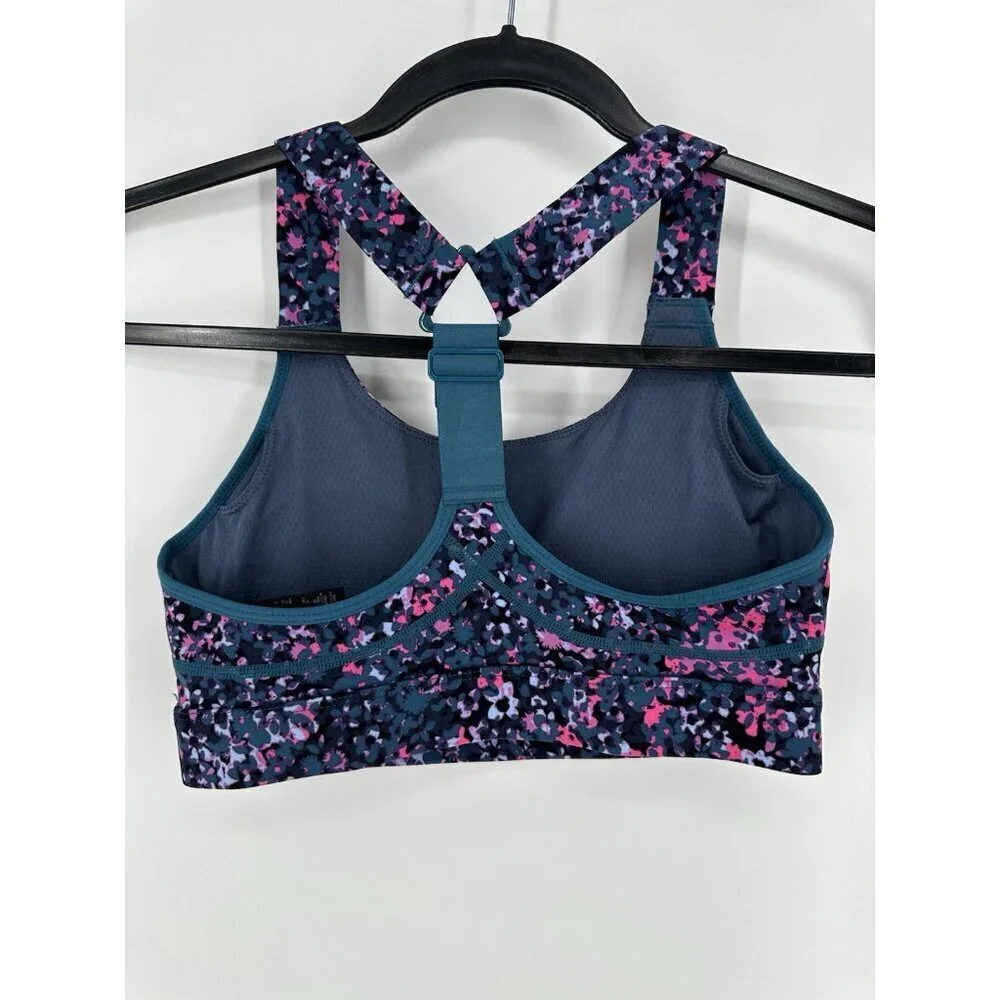 Sweaty Betty Power Medium Support Sports Bra Pink Scattered Petal XS NWOT